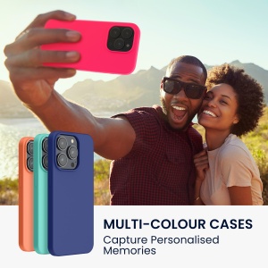 Husa Kwmobile pentru Apple iPhone 15 Pro, Roz, Silicon, 61955.77 - Img 4