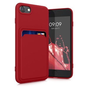 Husa Kwmobile pentru Apple iPhone SE (2022)/iPhone SE (2020)/iPhone 8, Roz inchis, Silicon, KWM0000134I018C - Img 1