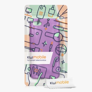 Husa Kwmobile pentru Apple iPhone SE (2022)/iPhone SE (2020)/iPhone 8, Violet, Silicon, KWM0000085R011C - Img 7