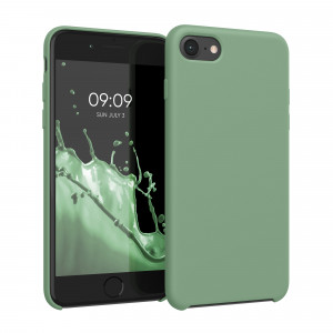 Husa kwmobile pentru Apple iPhone SE 3/iPhone 8/iPhone 7, Silicon, Verde, 40225.243 - Img 1