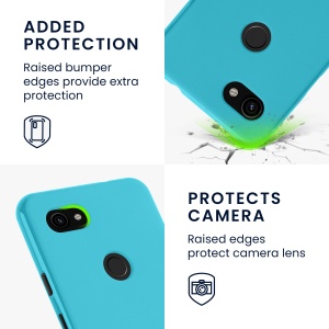 Husa Kwmobile pentru Google Pixel 3a, Albastru deschis, Silicon, KWM000009OS030C - Img 4