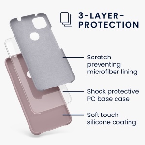 Husa Kwmobile pentru Google Pixel 4a, Mov, Silicon, KWM000011HX064C - Img 6