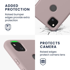 Husa Kwmobile pentru Google Pixel 4a, Mov, Silicon, KWM000011JE045C - Img 4