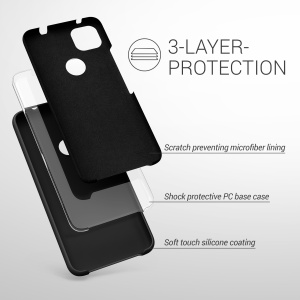 Husa Kwmobile pentru Google Pixel 4a, Negru, Silicon, KWM000011HX062C - Img 6