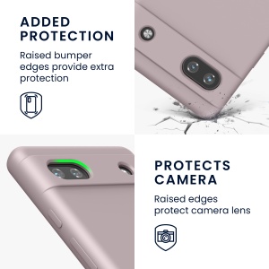 Husa Kwmobile pentru Google Pixel 6a, Mov, Silicon, KWM000015FZ047C - Img 3