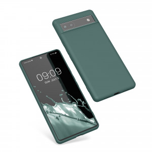 Husa Kwmobile pentru Google Pixel 6a, Silicon, Verde, 57799.171 - Img 2