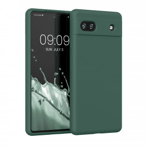 Husa kwmobile pentru Google Pixel 6a, Silicon, Verde, 57815.166 - Img 1