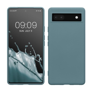 Husa Kwmobile pentru Google Pixel 6a, Verde, Silicon, KWM000015OO019C - Img 1