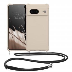 Husa Kwmobile pentru Google Pixel 7, Bej, Silicon, 59966.16 - Img 2