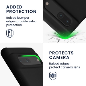 Husa Kwmobile pentru Google Pixel 7, Gri inchis, Silicon, KWM0000171I035C - Img 3