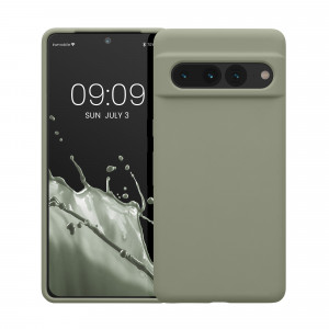 Husa kwmobile pentru Google Pixel 7 Pro, Silicon, Verde, 59452.172 - Img 2