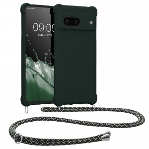 Husa Kwmobile pentru Google Pixel 7, Verde, Silicon, 59966.169 - Img 1