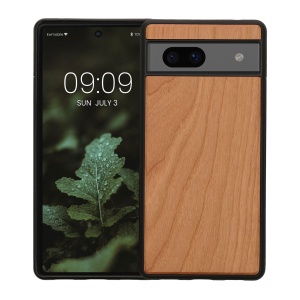 Husa Kwmobile pentru Google Pixel 7a, Maro, Lemn, KWM000019YJ002C - Img 2