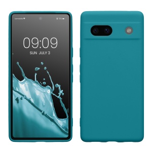 Husa Kwmobile pentru Google Pixel 7a, Verde, Silicon, KWM000019YF016C - Img 1