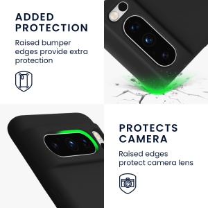 Husa Kwmobile pentru Google Pixel 8 Pro, Negru, Silicon, KWM0000208G026C - Img 7