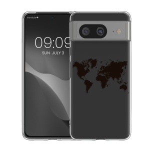 Husa Kwmobile pentru Google Pixel 8, Transparent/Negru, Silicon, KWM000020JN002C - Img 2