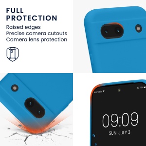 Husa Kwmobile pentru Google Pixel 8a, Albastru, Silicon, KWM000020KU029C - Img 4