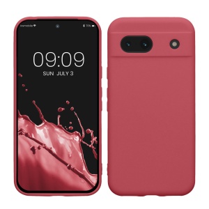 Husa Kwmobile pentru Google Pixel 8a, Roz inchis, Silicon, KWM000020KU016C - Img 1