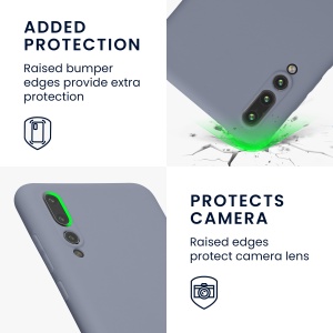 Husa Kwmobile pentru Huawei P20 Pro, Gri, Silicon, KWM000008PZ024C - Img 4