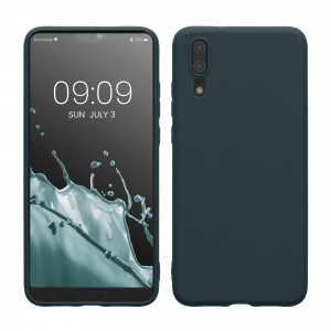 Husa kwmobile pentru Huawei P20, Silicon, Albastru, 44212.202 - Img 1