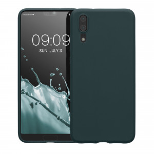 Husa kwmobile pentru Huawei P20, Silicon, Albastru, 44212.202 - Img 2