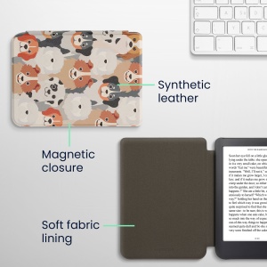 Husa Kwmobile pentru Kobo Clara 2E, Multicolor, Piele ecologica, KWM000017NU050C - Img 6