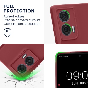 Husa Kwmobile pentru Motorola Edge 50 Fusion, Violet, Silicon, KWM000022SR004C - Img 4