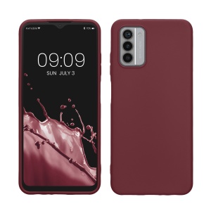Husa Kwmobile pentru Nokia G42 5G, Visiniu, Silicon, KWM000021KN003C - Img 1