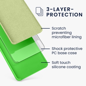 Husa Kwmobile pentru OnePlus 6, Verde, Silicon, KWM0000099A032C - Img 5
