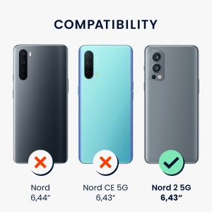 Husa Kwmobile pentru OnePlus Nord 2 5G, Negru, Silicon, KWM000013UZ038C - Img 5