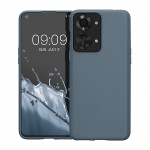 Husa kwmobile pentru OnePlus Nord 2T , Silicon, Albastru, 60050.202 - Img 2
