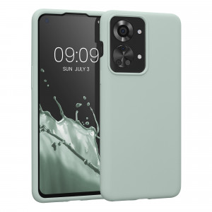 Husa Kwmobile pentru OnePlus Nord 2T, Silicon, Verde, 58764.200 - Img 1