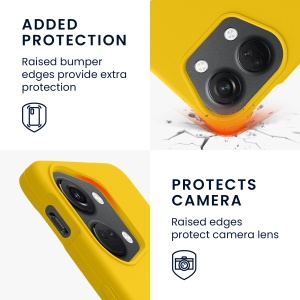 Husa Kwmobile pentru OnePlus Nord 3 5G, Galben, Silicon, 61766.165 - Img 3