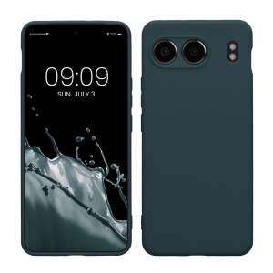 Husa Kwmobile pentru OnePlus Nord 4, Verde inchis, Silicon, KWM000022VI002C - Img 1