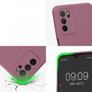 Husa Kwmobile pentru OPPO A16/A16s, Silicon, Violet, 57572.167 - Img 8