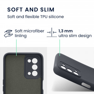 Husa Kwmobile pentru OPPO A74 5G/A54 5G, Silicon, Negru, 57571.47 - Img 3