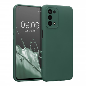 Husa Kwmobile pentru OPPO A74 5G/A54 5G, Silicon, Verde, 57571.169 - Img 1