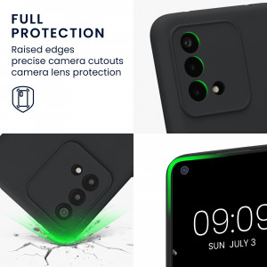 Husa Kwmobile pentru OPPO A74, Silicon, Negru, 58907.47 - Img 4