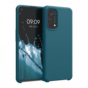 Husa Kwmobile pentru OPPO Find X3 Lite, Silicon, Verde, 55201.57 - Img 1