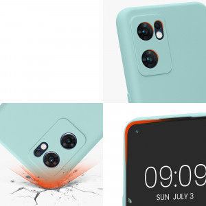 Husa Kwmobile pentru OPPO Find X5 Lite, Silicon, Verde, 57633.71 - Img 8
