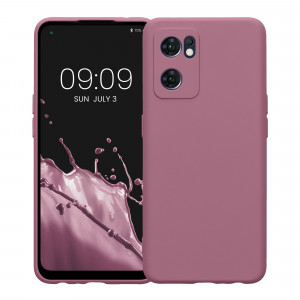 Husa Kwmobile pentru OPPO Find X5 Lite, Silicon, Violet, 57633.167 - Img 2