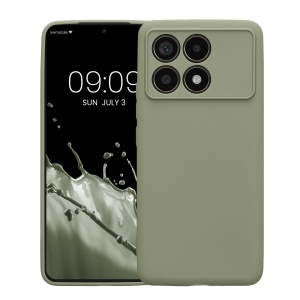 Husa Kwmobile pentru Poco F6 Pro, Verde deschis, Silicon, KWM000020PN002C - Img 2