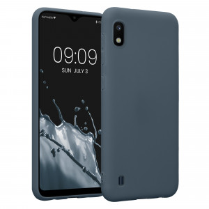 Husa Kwmobile pentru Samsung Galaxy A10, Silicon, Albastru, 49814.202 - Img 1