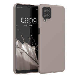 Husa Kwmobile pentru Samsung Galaxy A12, Bej, Silicon, KWM000012BL061C - Img 1