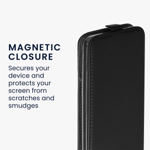Husa Kwmobile pentru Samsung Galaxy A12, Negru, Piele ecologica/Silicon, KWM000021VO001C - Img 4