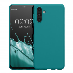 Husa Kwmobile pentru Samsung Galaxy A13 5G, Silicon, Verde, 58919.57 - Img 2