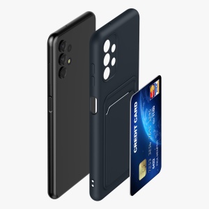Husa Kwmobile pentru Samsung Galaxy A13, Albastru inchis, Silicon, KWM000015RP003C - Img 6
