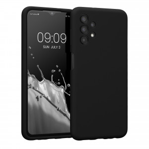 Husa Kwmobile pentru Samsung Galaxy A13, Silicon, Negru, 57832.01 - Img 1