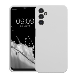 Husa Kwmobile pentru Samsung Galaxy A14 5G, Alb, Silicon, 60808.48 - Img 2