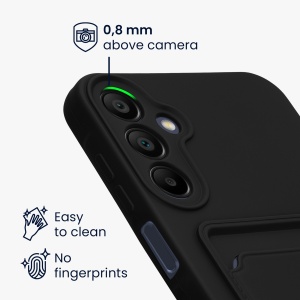 Husa Kwmobile pentru Samsung Galaxy A15 5G, Negru, Silicon, KWM000021TI001C - Img 4